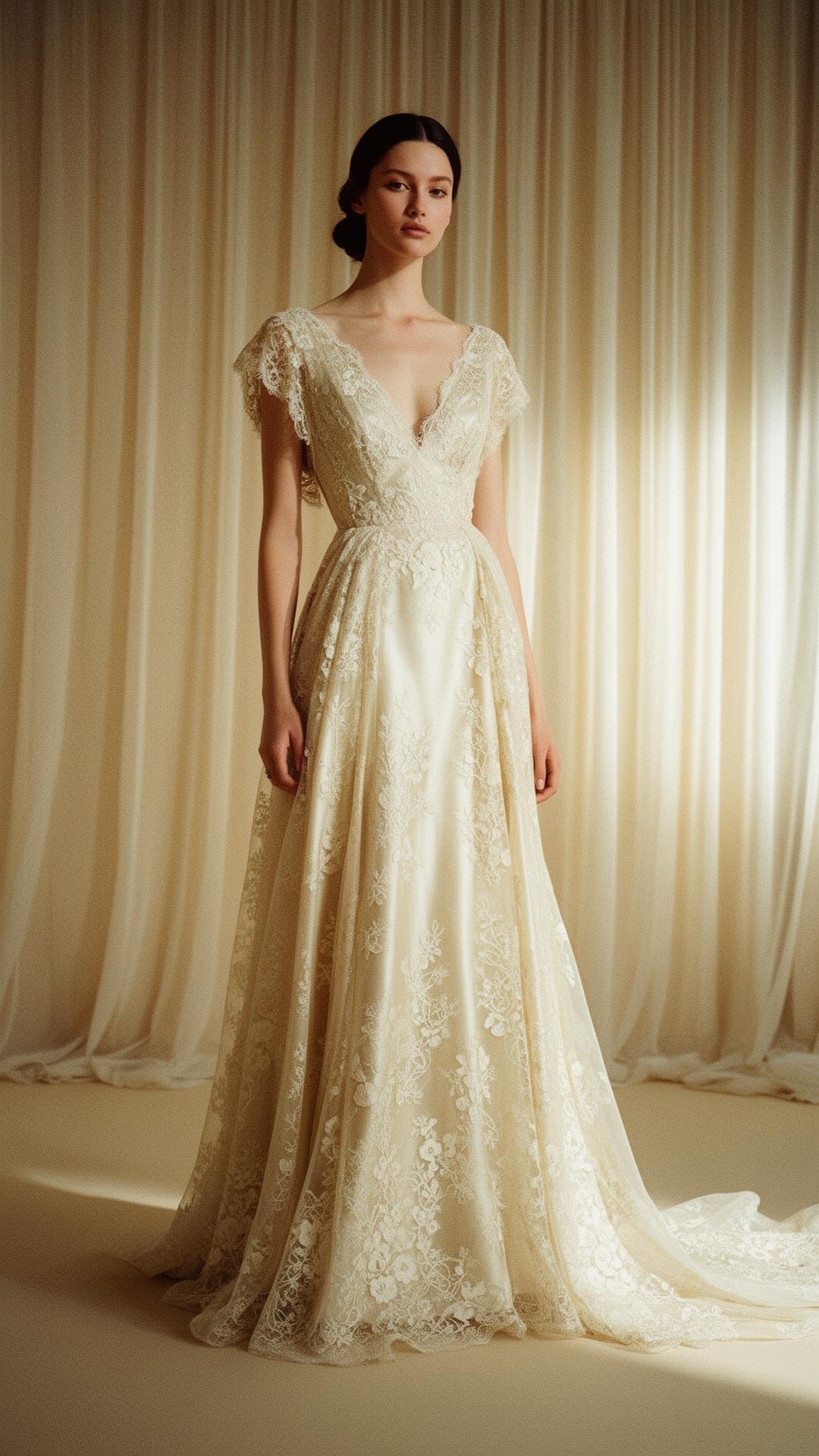 Robe de haute couture D'Coud'cœur